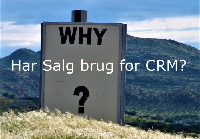 You are currently viewing Har Salg brug for CRM?